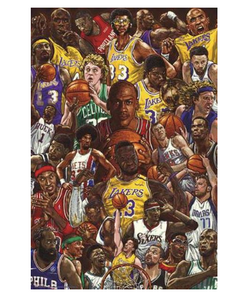 NBA All Time Legends Poster