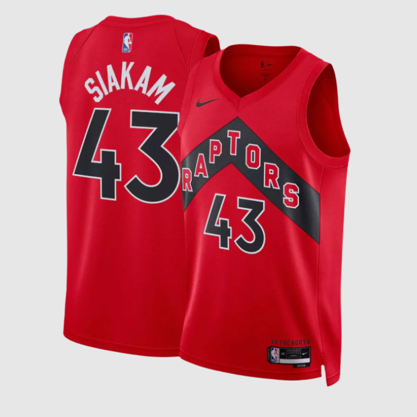 Pascal siakam authentic deals jersey