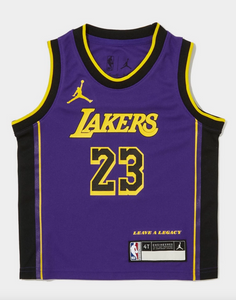 LeBron James Los Angeles Lakers 2024 Statement Edition Boys NBA Jersey