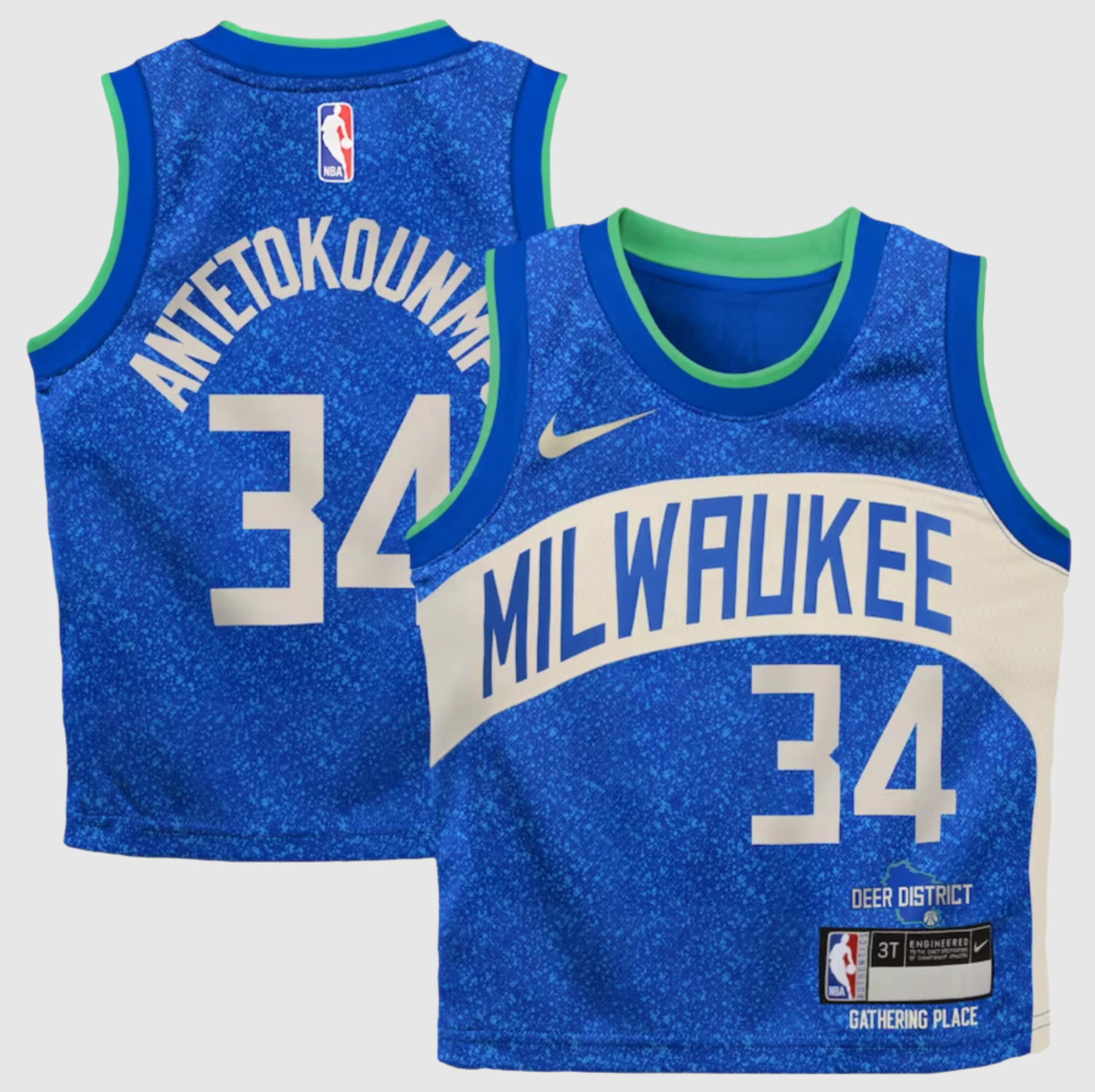 Giannis antetokounmpo top city edition jersey