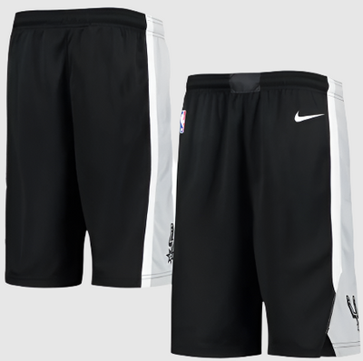 San Antonio Spurs 2024 Icon Edition Swingman Youth NBA Shorts