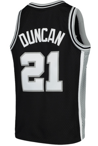 Tim Duncan San Antonio Spurs HWC Youth NBA Swingman Jersey