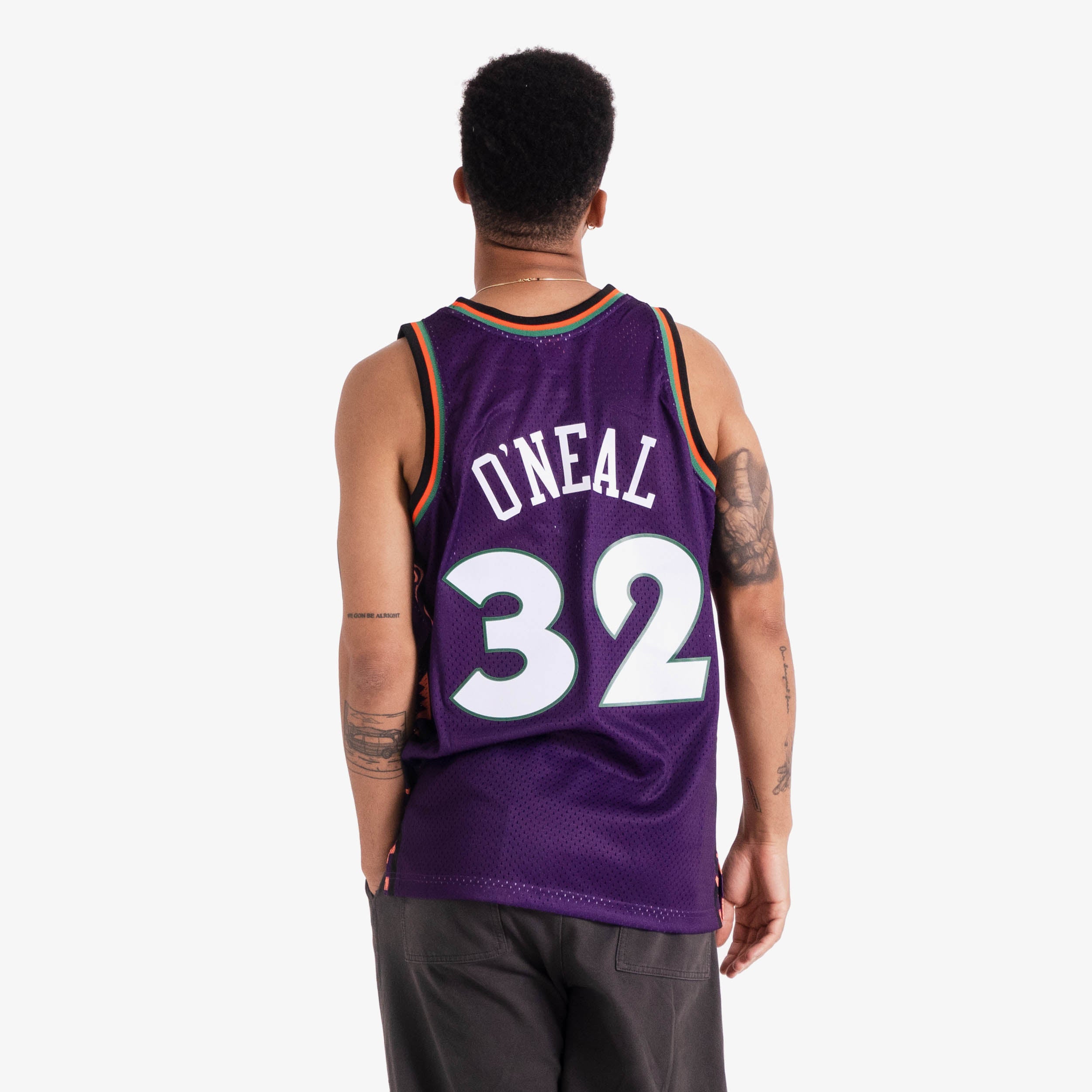 Men's Mitchell & Ness Shaquille O'Neal Purple Eastern Conference 1995  All-Star Hardwood Classics Swingman Jersey