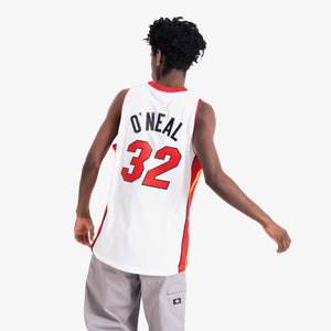 Shaquille O'neal Miami Heat HWC Throwback NBA Swingman Jersey