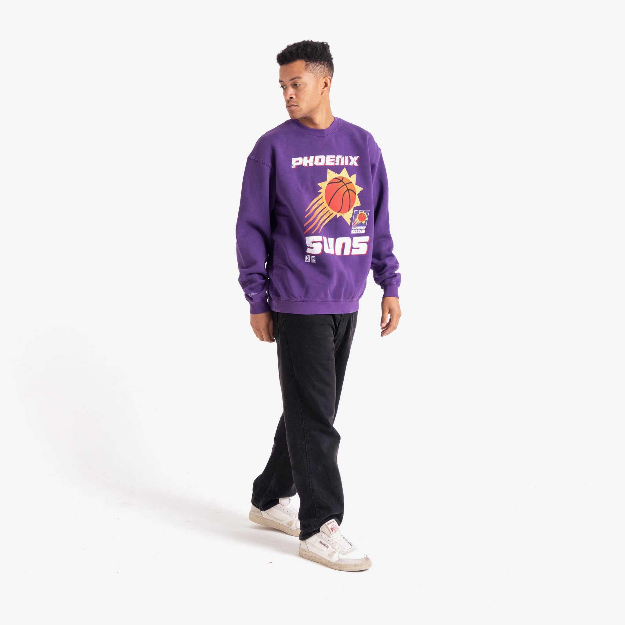 Phoenix Suns Vintage Shooting NBA Crew Neck Jumper – Basketball Jersey World