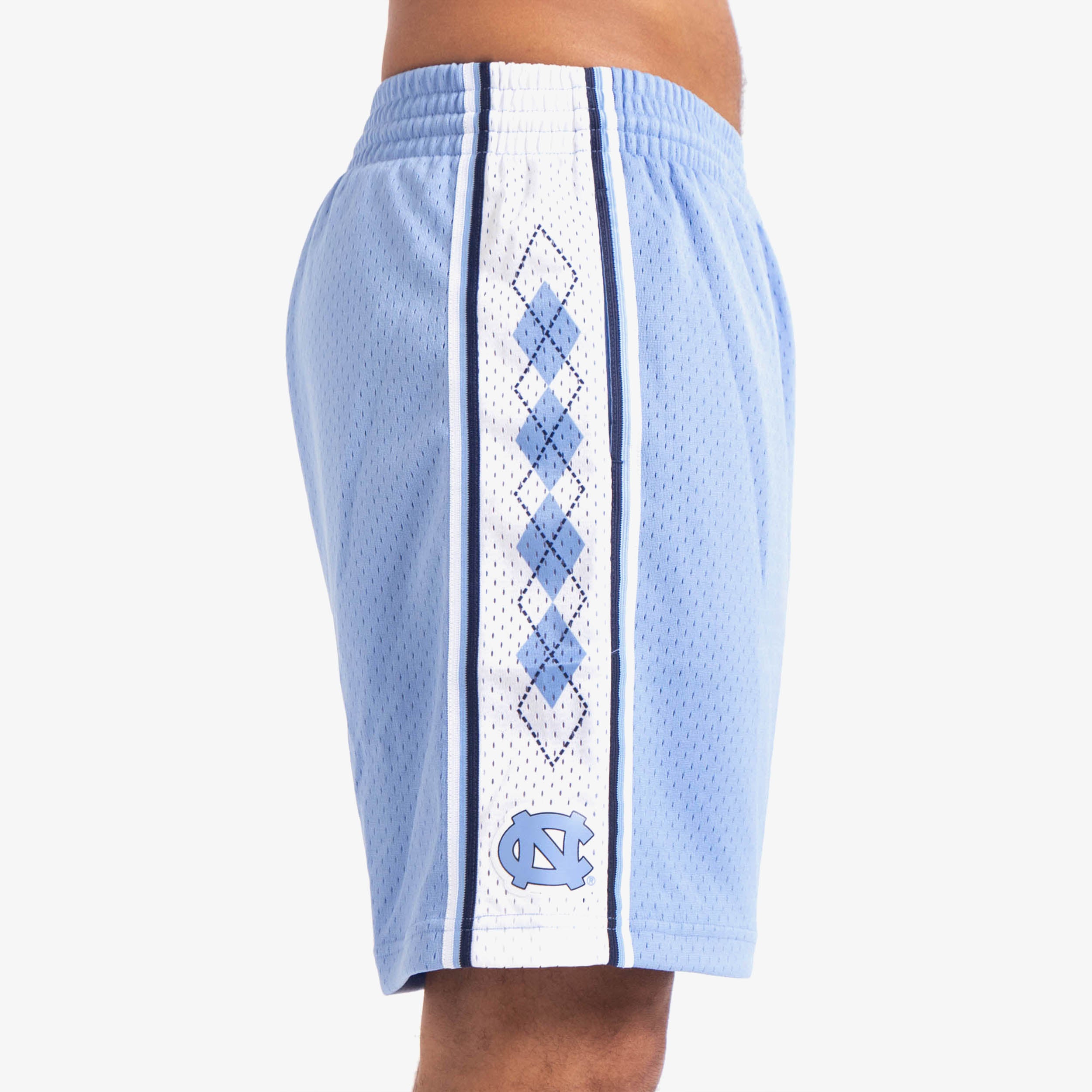Mitchell & Ness Men's North Carolina Tar Heels Carolina Blue/White 1992 Swingman Shorts, XL