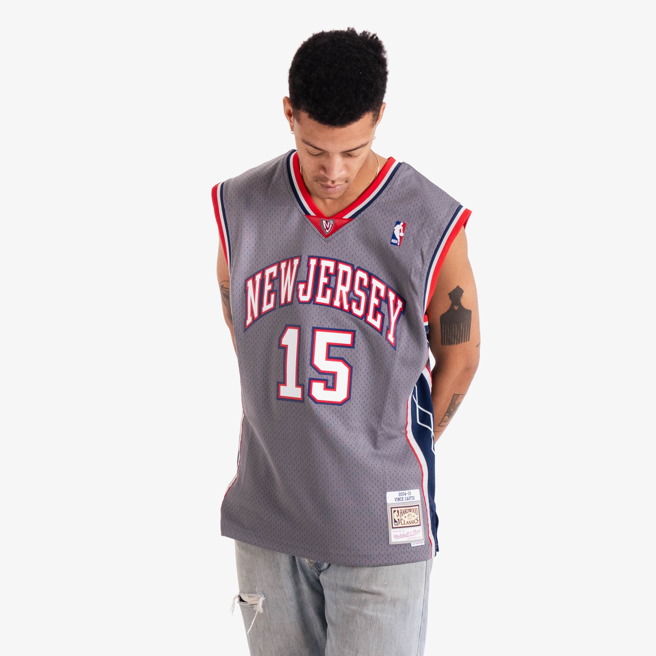 Mitchell & Ness Vince Carter New Jersey Nets Blue Hardwood Classics Authentic Size: Medium