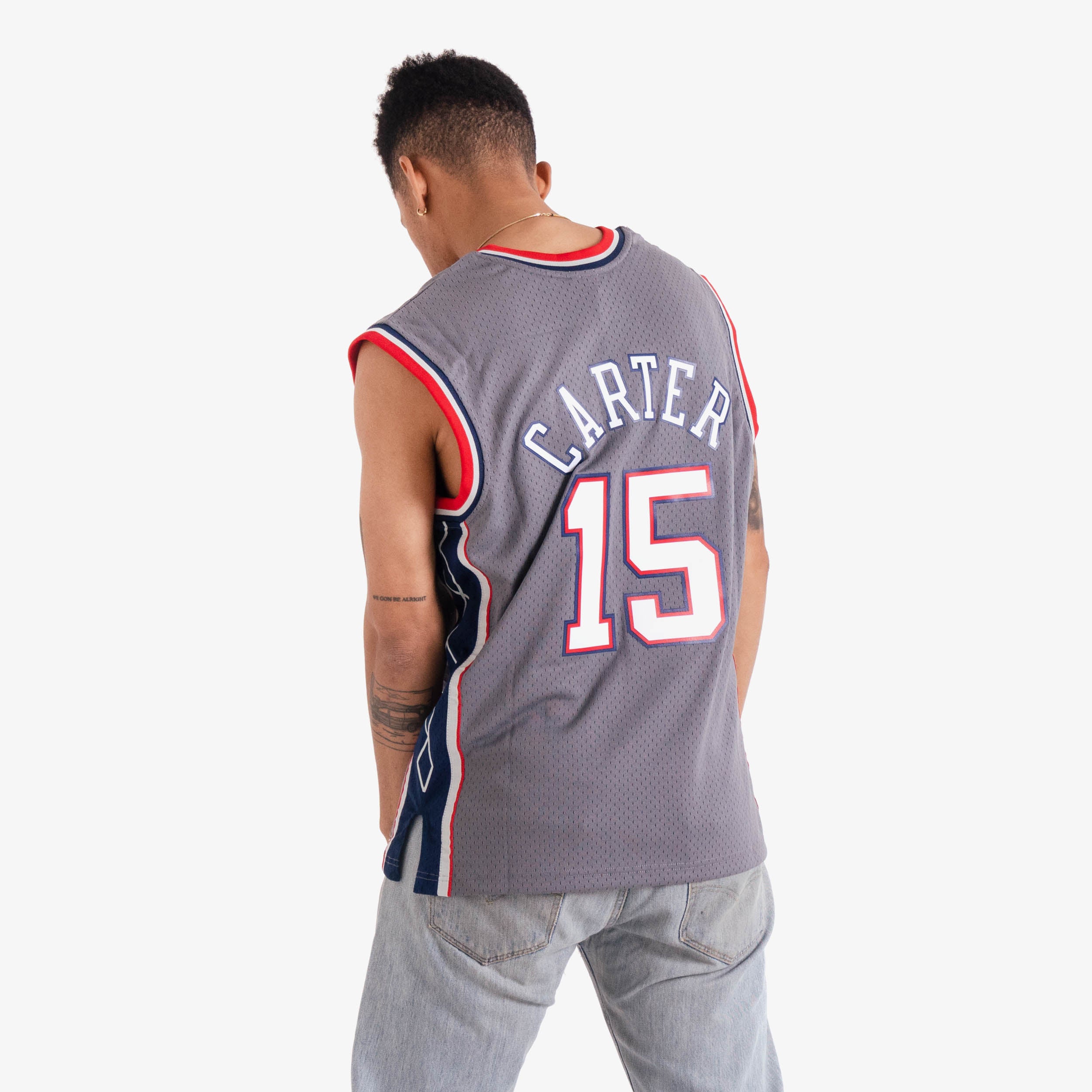 Vince Carter New Jersey Nets HWC Throwback NBA Authentic Jersey