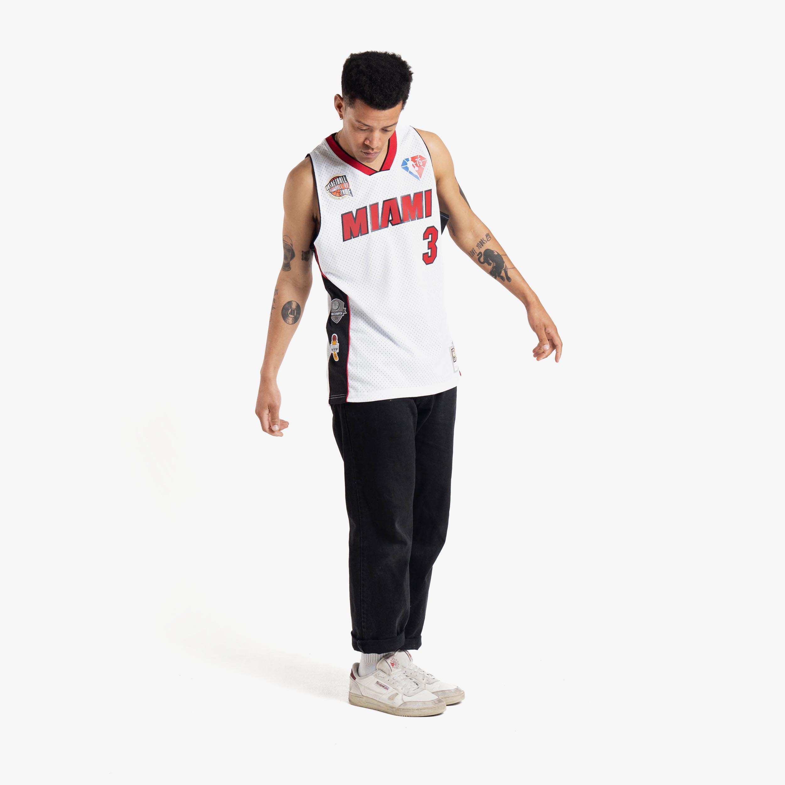 Maillot NBA Dwyane Wade Miami Heat Mitchell & Ness Hall Of Fame