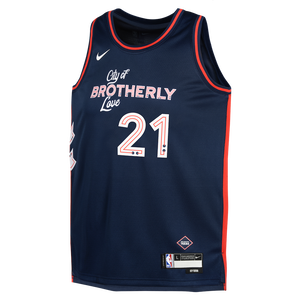 Joel Embiid Philadelphia 76ers 2024 City Edition Youth NBA Swingman Jersey