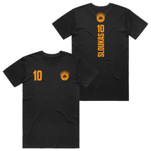 Load image into Gallery viewer, Kostas Sloukos Panathinaikos BC Player Cotton Black Tee
