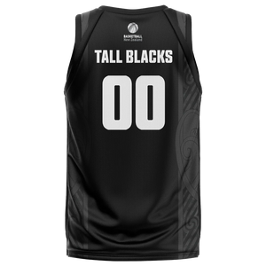 New Zealand Tall Blacks #00 National Black Official Mens Jersey