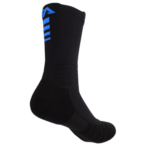 iAthletic Elite Performance Basketball Socks - Black/Black/Royal