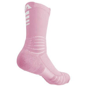 iAthletic Elite Performance Basketball Socks - Pink/Pink/White
