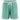 iAthletic Mint/White Men's Casual Basketball Shorts