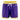 iAthletic Casual Basketball Shorts Women's - Purple/Yellow/White