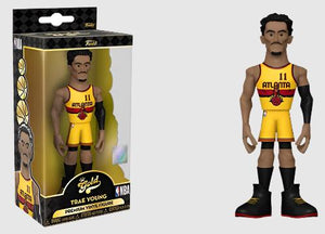 Trae Young Atlanta Hawks City Edition 5" NBA Premium Vinyl Gold Figure