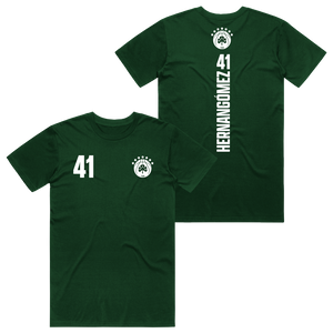 Juancho Hernangomez Panathinaikos BC Player Cotton Green Tee