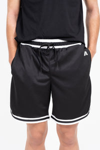 iAthletic Black/White Men's Casual Basketball Shorts