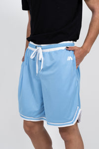 iAthletic Carolina/White Men's Casual Basketball Shorts