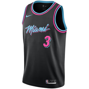Dwyane Wade 'Vice Nights' Miami Heat City Edition NBA Swingman Jersey