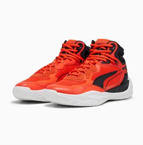 Playmaker Pro Mid Prism Red Youth Basketball Shoes