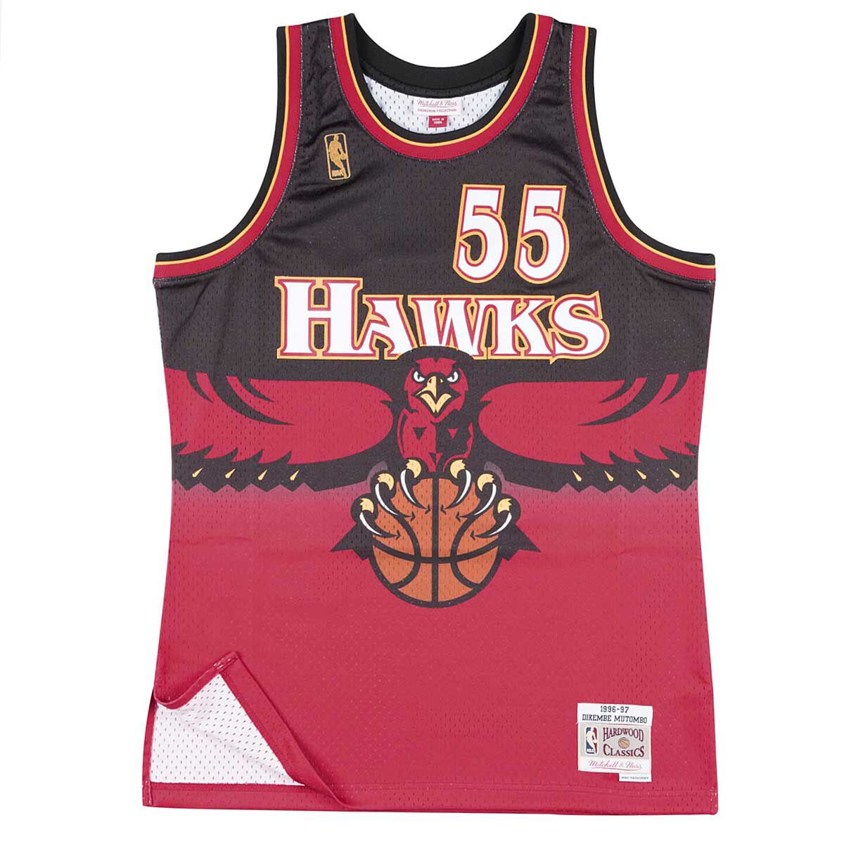Dikembe Mutombo Atlanta Hawks Throwback NBA Swingman Jersey