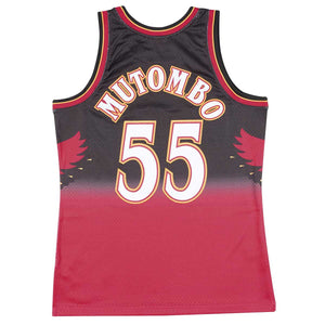 Dikembe Mutombo Atlanta Hawks Throwback NBA Swingman Jersey