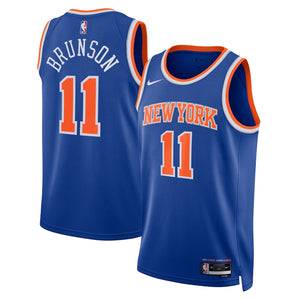 Jalen Brunson New York Knicks 2024 Icon Edition Youth NBA Swingman Jersey