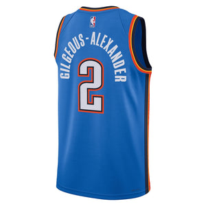 Shai Gilgeous-Alexander Oklahoma City Thunder 2024 Icon Edition Youth NBA Swingman Jersey