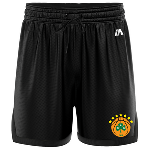 Panathinaikos BC Basketball Mens Casual Black Shorts