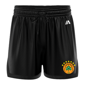 Panathinaikos BC Basketball Womens Casual Black Shorts