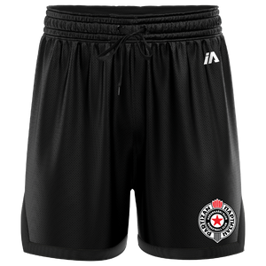 Partizan Basketball Mens Casual Black Shorts