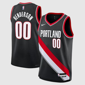 Scoot Henderson Portland Trail Blazers 2024 Icon Edition Youth NBA Swingman Jersey