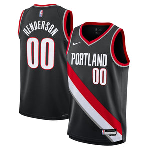 Scoot Henderson Portland Trail Blazers 2024 Icon Edition Youth NBA Swingman Jersey