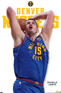 Nikola Jokic Denver Nuggets NBA Wall Poster