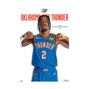 Shai Gilgeous-Alexander OKC Thunder NBA Wall Poster