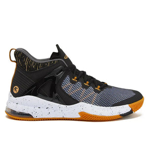 And1 Turnaround Junior Black/Gold Basketball Shoes