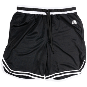 iAthletic Black/White Men's Casual Basketball Shorts