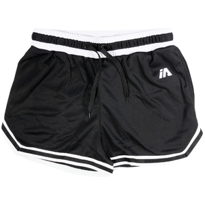 iAthletic Black/White Women's Casual Basketball Shorts