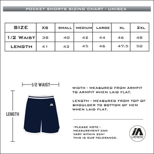 iAthletic Miami Men's Casual Basketball Shorts
