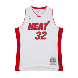 Shaquille O'neal Miami Heat HWC Throwback NBA Swingman Jersey