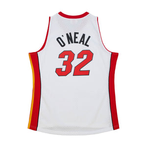 Shaquille O'neal Miami Heat HWC Throwback NBA Swingman Jersey