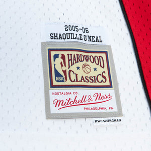 Shaquille O'neal Miami Heat HWC Throwback NBA Swingman Jersey