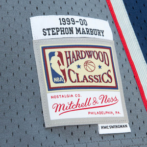 Stephon Marbury New Jersey Nets HWC Throwback NBA Swingman Jersey
