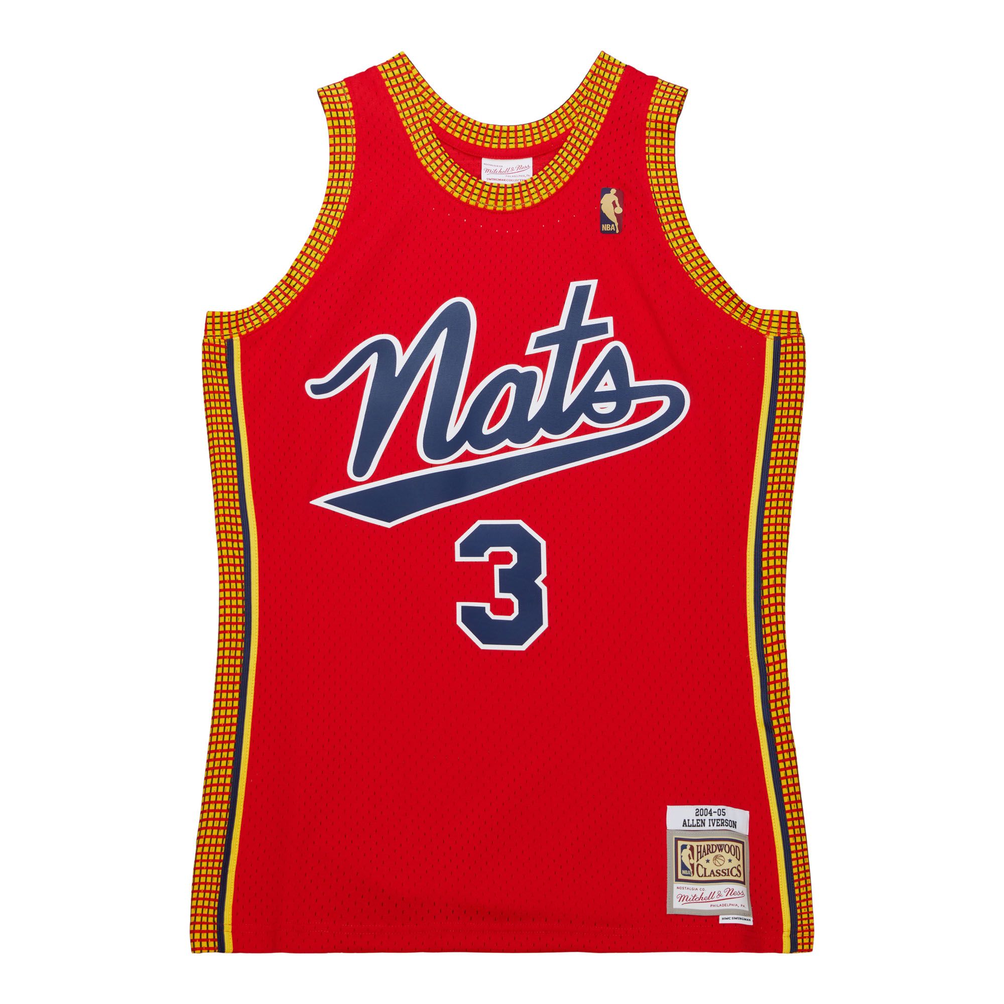 Allen Iverson Syracuse Nationals HWC Throwback NBA Swingman Jersey