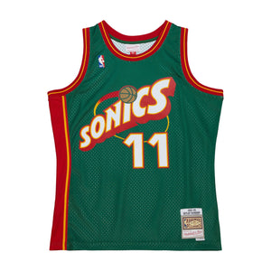Detlef Schrempf Seattle Supersonics Hardwood Classics Throwback NBA Swingman Jersey