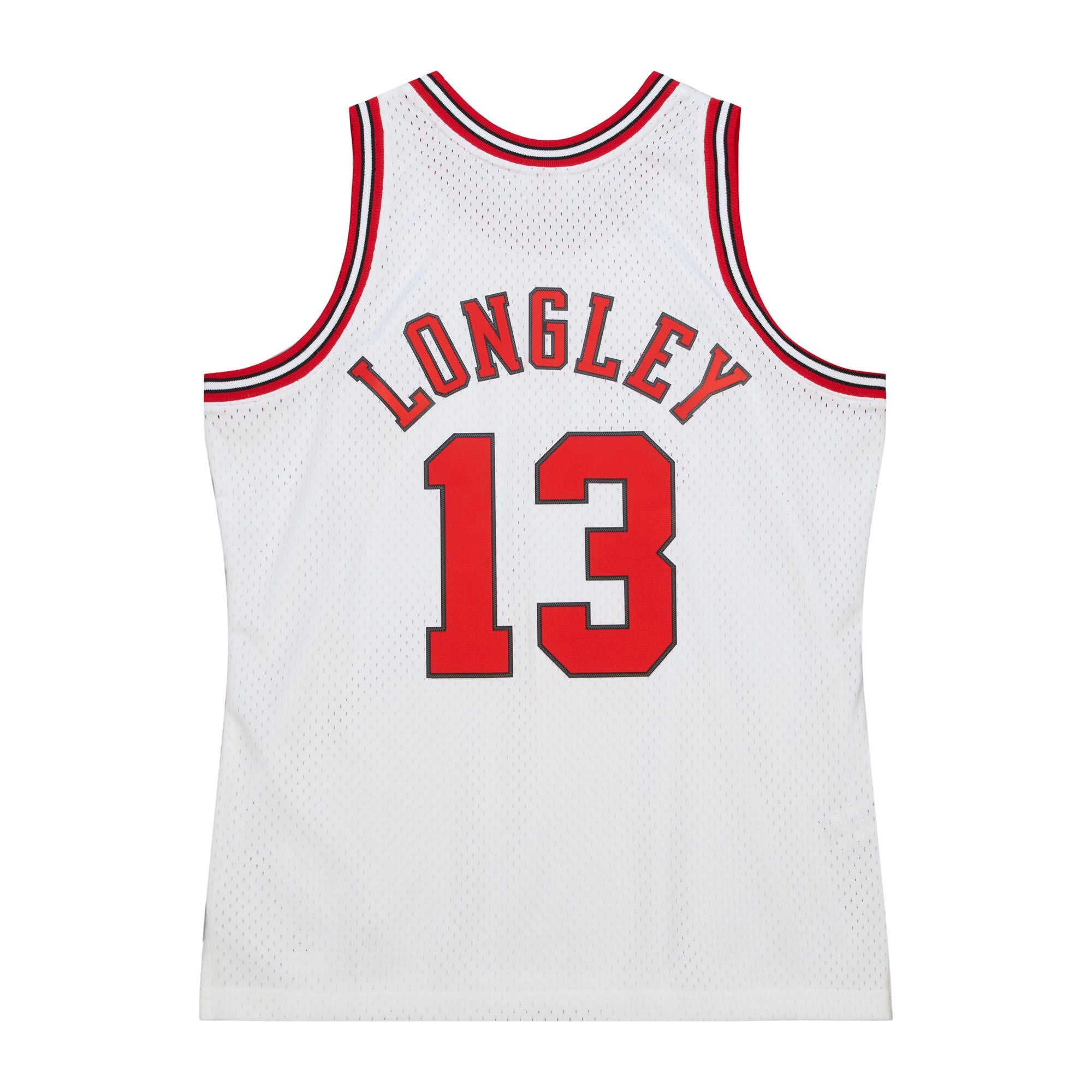 Luc Longley Chicago Bulls Hardwood Classics Throwback NBA Swingman