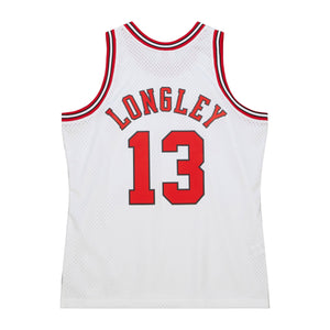 Luc Longley Chicago Bulls Hardwood Classics Throwback NBA Swingman Jersey