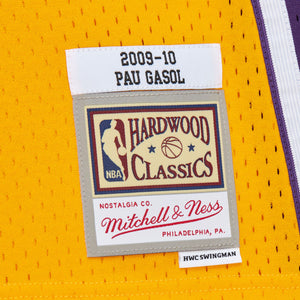 Pau Gasol Los Angeles Lakers HWC Throwback NBA Swingman Jersey